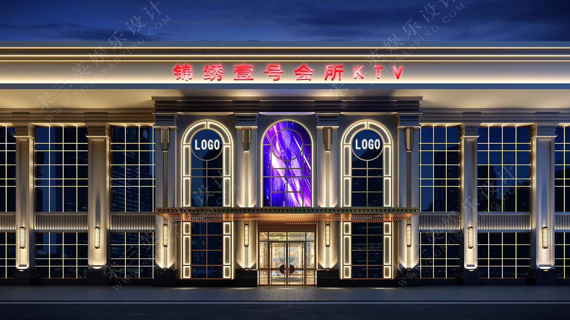 江西萍乡锦绣壹号会所设计（南昌91视频网站入口视频设计装修）